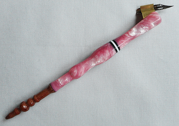 Cotton Candy Oblique Calligraphy Pointed Pen