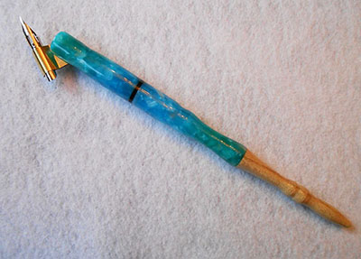 Ocean Glass Oblique Calligraphy Pointed Pen